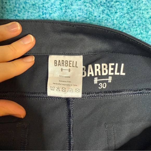 Barbell Performance Chino Pants Grey Golf Office Sz 30 Fits 32 x 30.5 Stretch - Picture 10 of 14